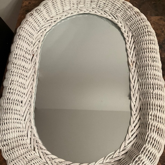 Vintage wicker mirror - Picture 1 of 1